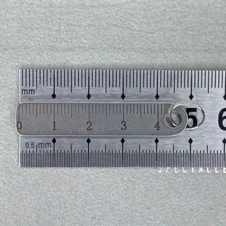 Móc khóa thước kim loại MEGOCE, Thước Mini cỡ nhỏ chống mất, Móc khóa bằng thép không gỉ cầm tay Đồ dùng văn phòng