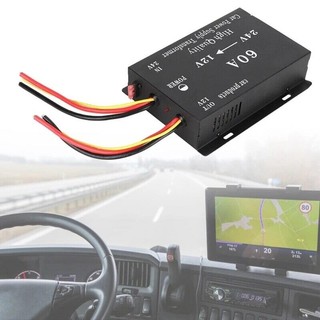 Bộ Chuyển Điện Áp DC 24V Sang 12V 10A/30A/60A - Dùng Cho Xe Tải Xe Buýt