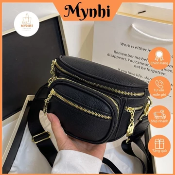 Women's PU Leather Belt Bag – Multi-Pocket · SMN519