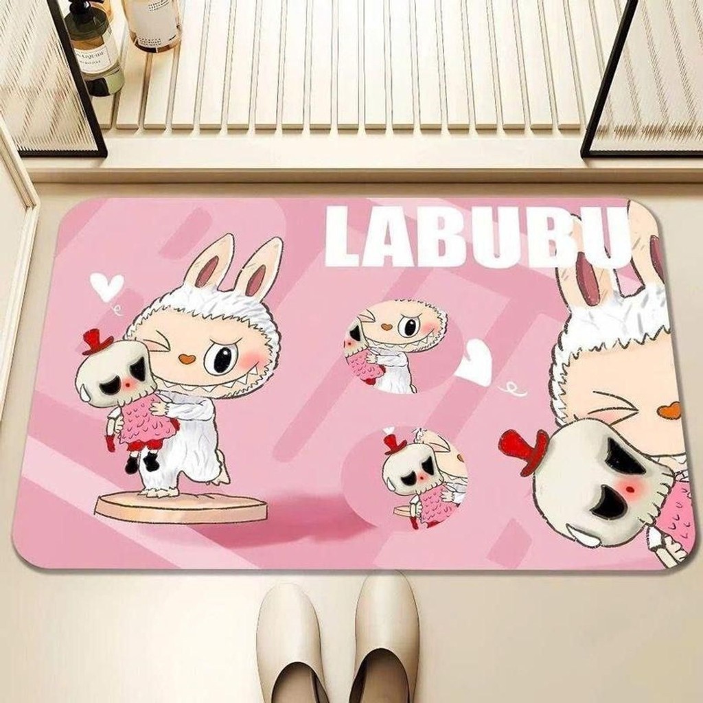 Thảm  Chân LaBuBu chống trơn trượt với những con vật đáng yêu