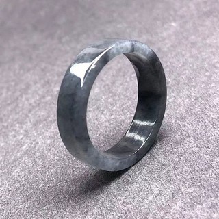 💦[1515 Người Đã Thu Thập] Nhẫn Ngọc Đen Jadeite Nhẫn Cặp Nhẫn Đơn Giản Nhẫn Cảnh Đá Ngọc Đá Kích Thước Nhẫn Tùy Chọn