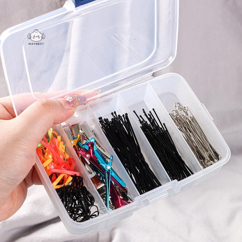 Maybest Trong Suốt Có Nắp Hình Chữ Nhật Dọc 5 Lưới Dụng Cụ Nối Mi Hộp Bảo Quản Keo Nhíp Giá Đỡ Dụng Cụ Trang Điểm {VN}