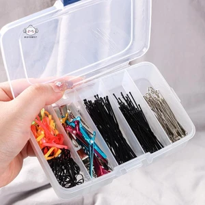 Maybest Trong Suốt Có Nắp Hình Chữ Nhật Dọc 5 Lưới Dụng Cụ Nối Mi Hộp Bảo Quản Keo Nhíp Giá Đỡ Dụng Cụ Trang Điểm {VN}