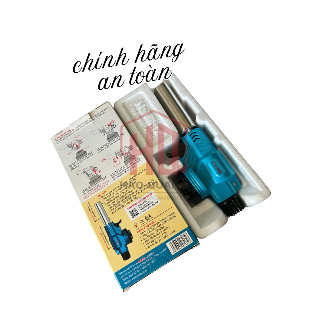 Khò Gas Namilux ECO17 Cao Cấp – Khò Mạnh – Bền – Chuẩn An Toàn