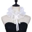 Bộ vòng cổ giả Yoo White Elizabethan Ruffle có vòng đeo tay dành cho hội chợ thời Phục hưng và biểu diễn sân khấu
