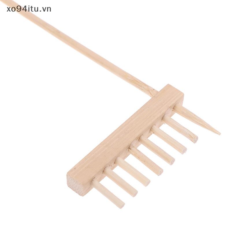 Xoitu 5 Cái Tre Zen Garden Rake Thiền Dụng Cụ Trang Trí Nhà Thư Giãn Thủ Công VN