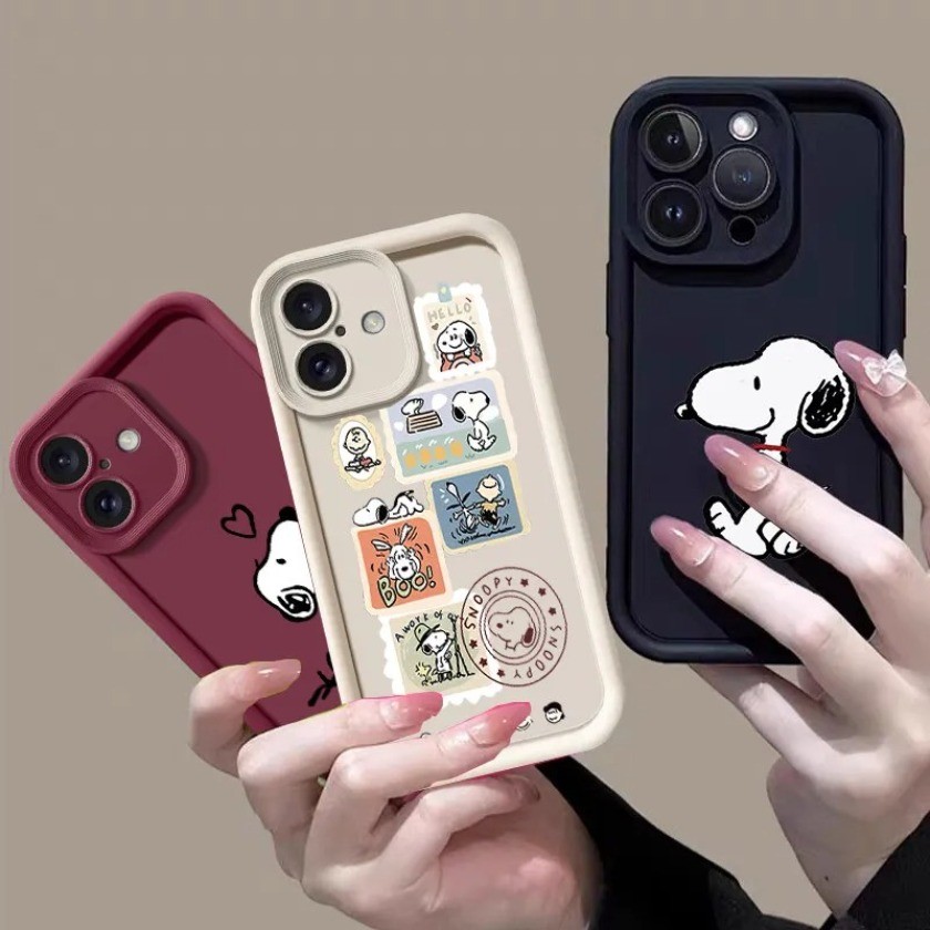 Ốp Điện Thoại Họa Tiết Snoopy Dễ Thương Đáng Yêu Cho Redmi Note 13 12 12T 11T Pro + 12 Turbo 12S Ốp Lưng
