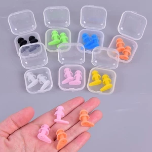 TMOY 1 Cặp Nút Tai Silicon Chống Thấm Nước Nút Tai Thể Thao Dưới Nước Phụ Kiện Bơi lội TCVN