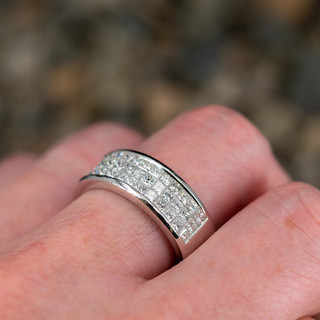 Nhẫn Zircon Bạc S925 Trang Sức Thời Trang Đơn Giản Quà Tặng Nữ