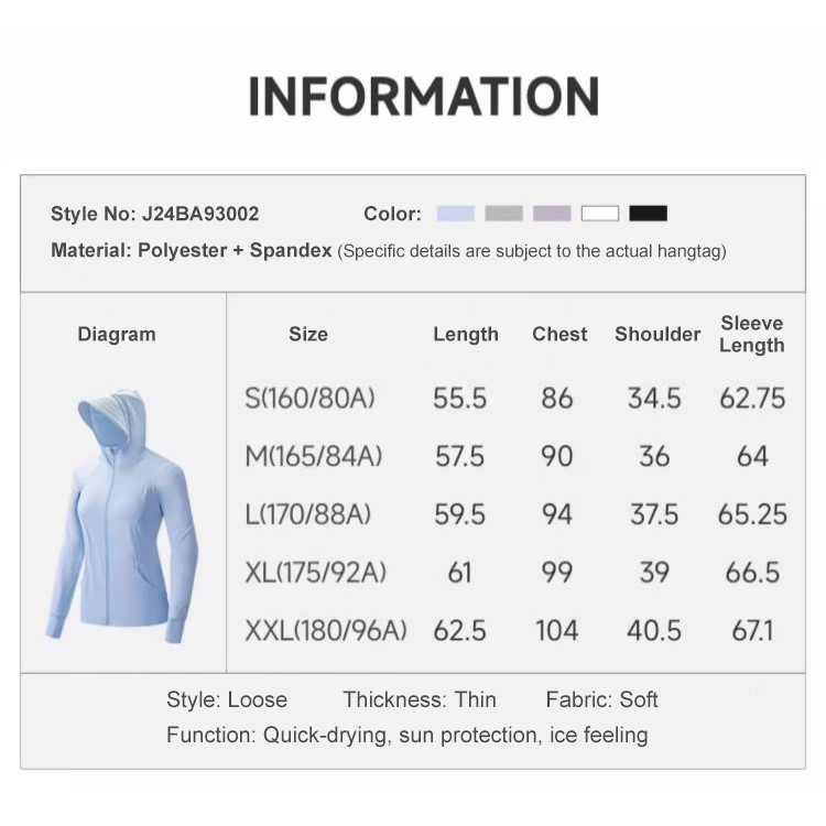 Mô tả CAMEL CROWN Thể Thao Ice Silk Chống Nắng Quần Áo Nữ Áo Cardigan Chống Tia Cực tím Quần Áo Nhanh Khô - 11