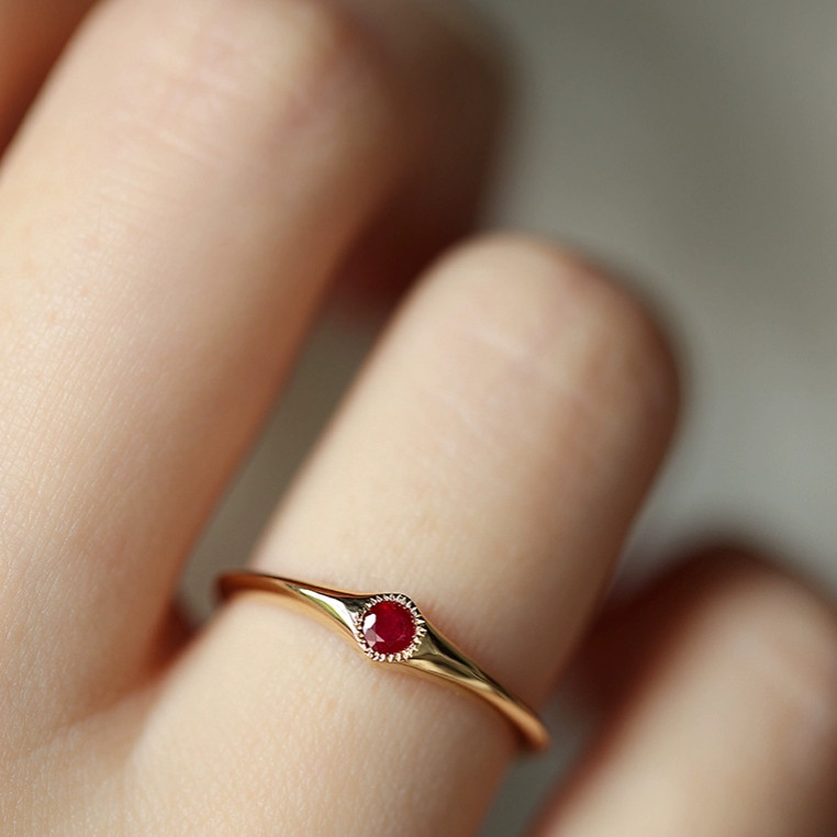 Women's Gold-Plated Ring by mxmkxls.vn