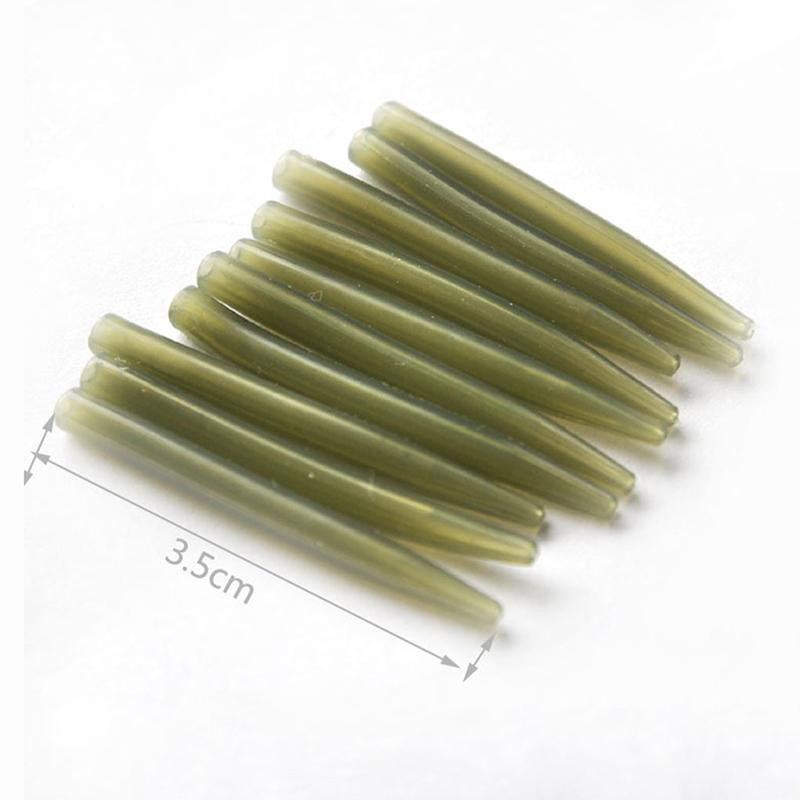 TMOY 40 Chiếc Cá Chép Phụ Kiện Câu Cá Kẹp Chì Thay Đổi Nhanh Đuôi Xoay Cao Su Chống Tay Cho Cá Chép Giàn Câu Cá Thô TCS
