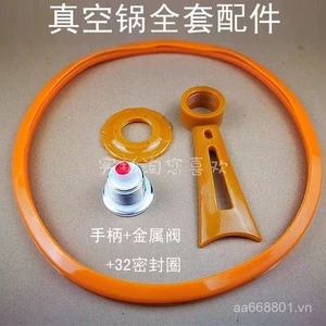 #Nắp chân không tay cầm vàng nồi sức khỏe van nhôm tay cầm bằng nhựa Vòng đệm Phụ kiện chảo Miếng Đệm Silicon vi áp
