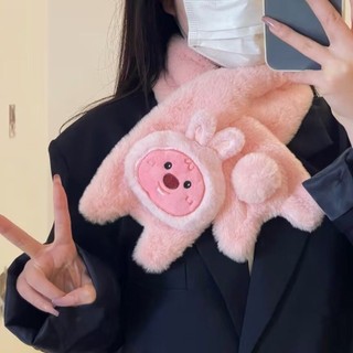 Pink Girl Heart loopy Ruby Găng tay ngón tay trọn gói Phong cách Găng tay chống lạnh ấm áp chất lượng cao