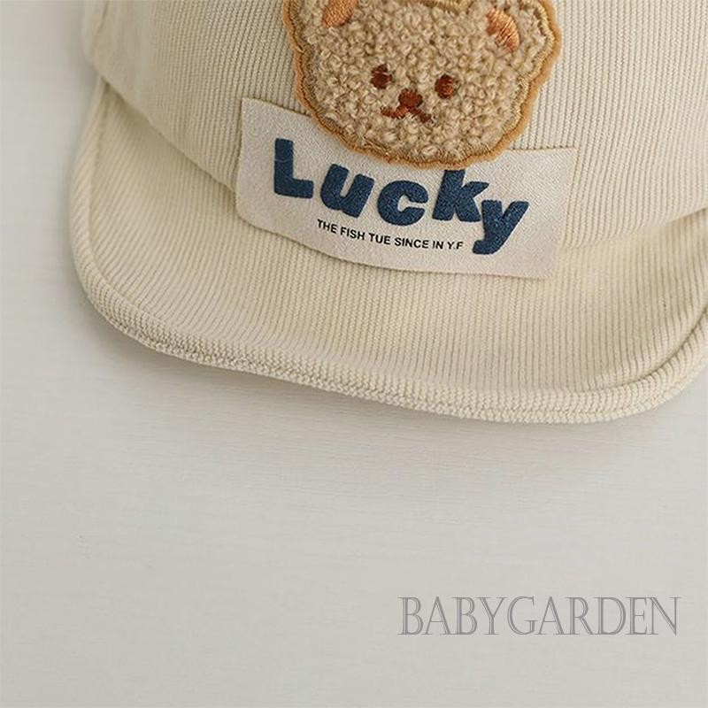 / / -Baby Boy Mũ Bóng Chày Hoạt Hình Gấu Thêu Mùa Hè Trucker Mũ Đi Biển Mũ Chống Nắng Cho Bé Sơ Sinh Ngoài Trời