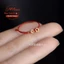 Nhẫn đôi nữ dây đỏ đồng xu cát vàng may mắn, điều chỉnh size, tặng bạn gái, phong cách cổ điển