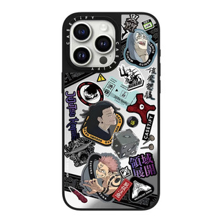 Anime Jujutsu Kaisen Gương Cứng Ốp Lưng Điện Thoại iPhone 16ProMax 16Pro 16Plus 15ProMax 14 13 12 11 Ốp Lưng Bọc Toàn Bộ Vỏ Acrylic Phía Sau Chống Sốc