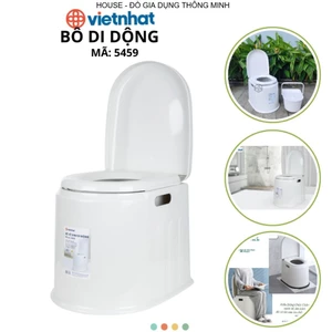 Bô Vệ Sinh Di Động Cho Người Già, Mẹ Bầu, Bệnh Nhân Khó Di Chuyển Chính Hãng VIỆT NHẬT (Mã 5459)