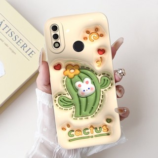 Vivo Y91 Y91i Y93 Y95 U1 1807 1816 1817 1820 1811 Vỏ Gấu Trúc Thỏ Dễ Thương Bảo Vệ Ống Kính Vỏ Điện Thoại Silicon Mềm