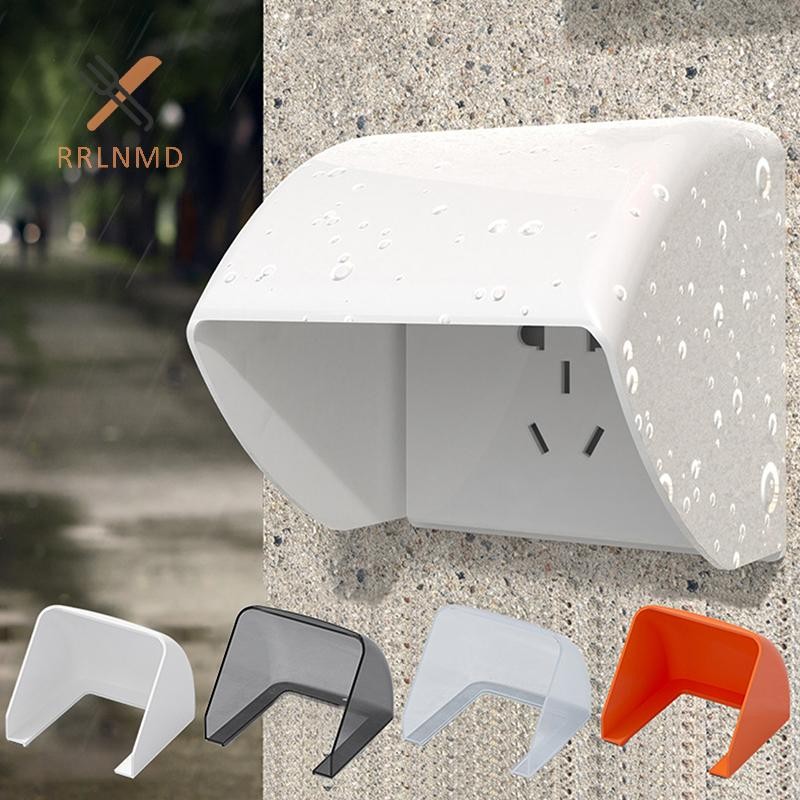 Rrlnmd Hộp chống nước đa năng Tường trong suốt Vỏ ổ cắm điện Bảo vệ công tắc ngoài trời Vỏ bảo vệ MỚI