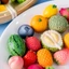 Túi mù trái cây thực tế sáng tạo phong cảnh thu nhỏ, đồ trang trí DIY, đồ trang trí mini bằng nhựa