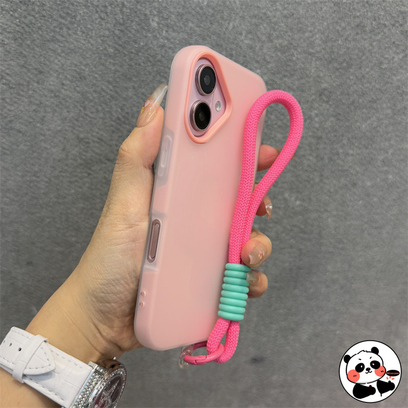 Ốp Điện Thoại Dây Đeo Cho Redmi 14C 14R 13 13X A4 A3 Pro Turbo 4 Pro 3 5G 4G Ốp Lưng Màu Kẹo Dễ Thương Mezzanine Có Thể Giữ Ảnh Vỏ Có Dây Đeo Tay