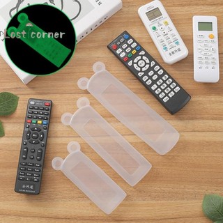 Lostcorner Silicone Điều Khiển Từ Xa Vỏ Bảo Vệ Điều Hòa Không Khí Tivi Điều Khiển Từ Xa Chống Thấm Nước Tai Gấu Huỳnh Quang Chống Bụi Bao Mới