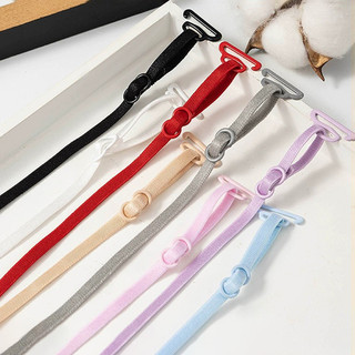 Phụ nữ đầy màu sắc Dây đeo áo ngực mỏng vô hình Đồ lót chống trượt Vai Dây đeo áo ngực có thể điều chỉnh