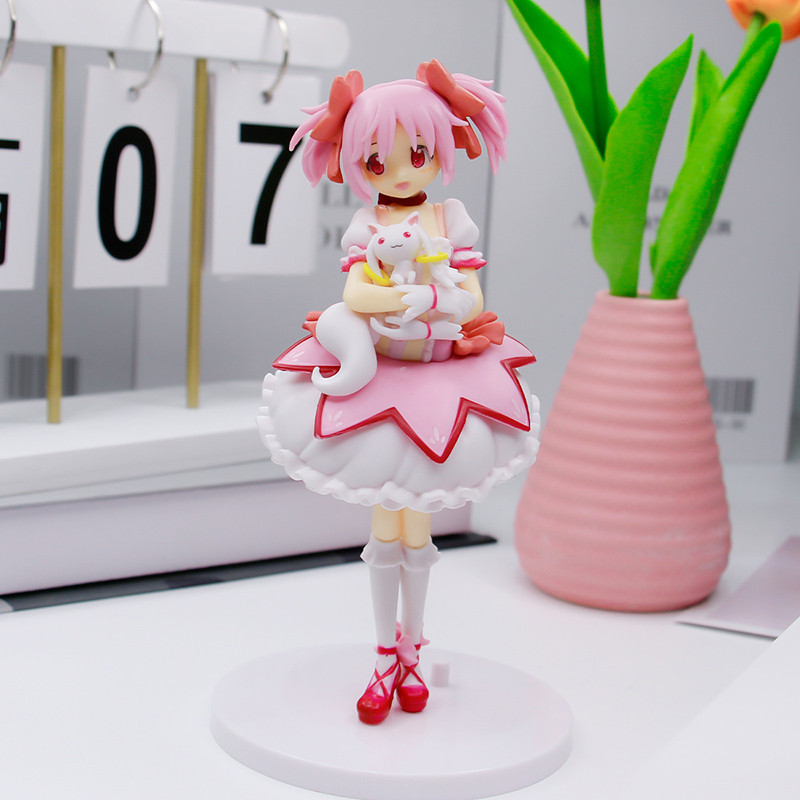 Puella Magi Madoka Magica Anime Hình Kaname Madoka Nhân Vật Hành Động Kawaii PVC Bộ Sưu Tập Đồ Chơi Mô Hình