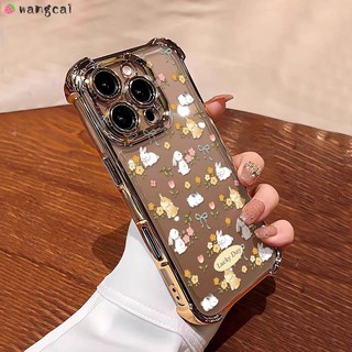 Dành Cho Xiaomi 17T Pro 17 Civi 5 Poco X8 F8 Pro Max Ultra C85x C81 M8 M7 4G 5G Vỏ Điện Thoại Thỏ Dễ Thương Thỏ Thỏ Hoa Nơ Nơ Nơ Nhãn Hoạt Hình Vỏ Mềm Chống Sốc