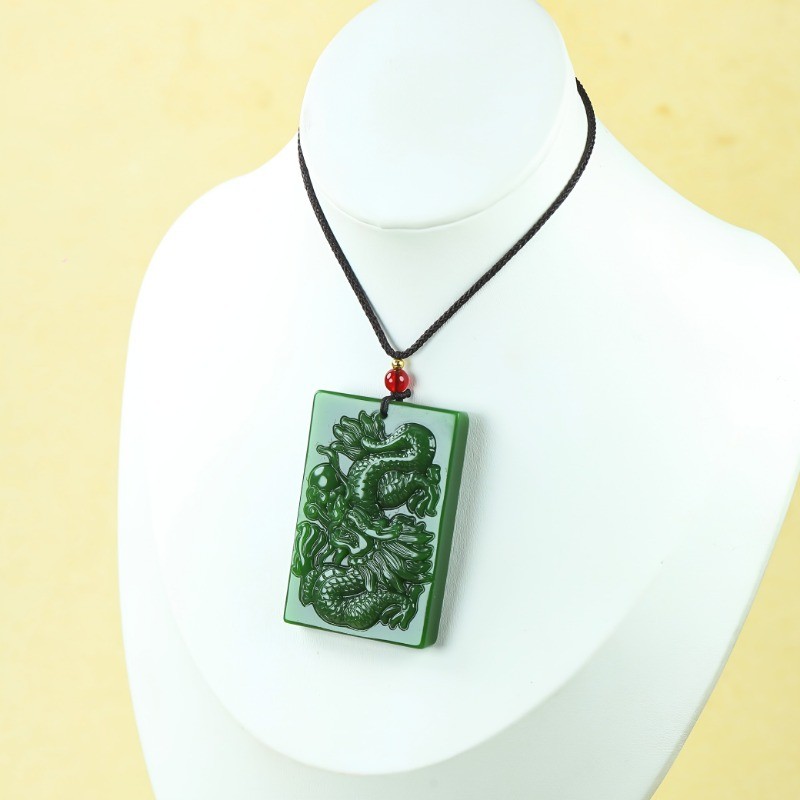Vòng cổ mặt dây chuyền thương hiệu rồng nam Phù hợp với quà tặng gấp đôi thời trang