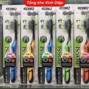 1 hộp 30 chiếc bàn chải đánh răng than tre hoạt tính Bossi Hàn Quốc