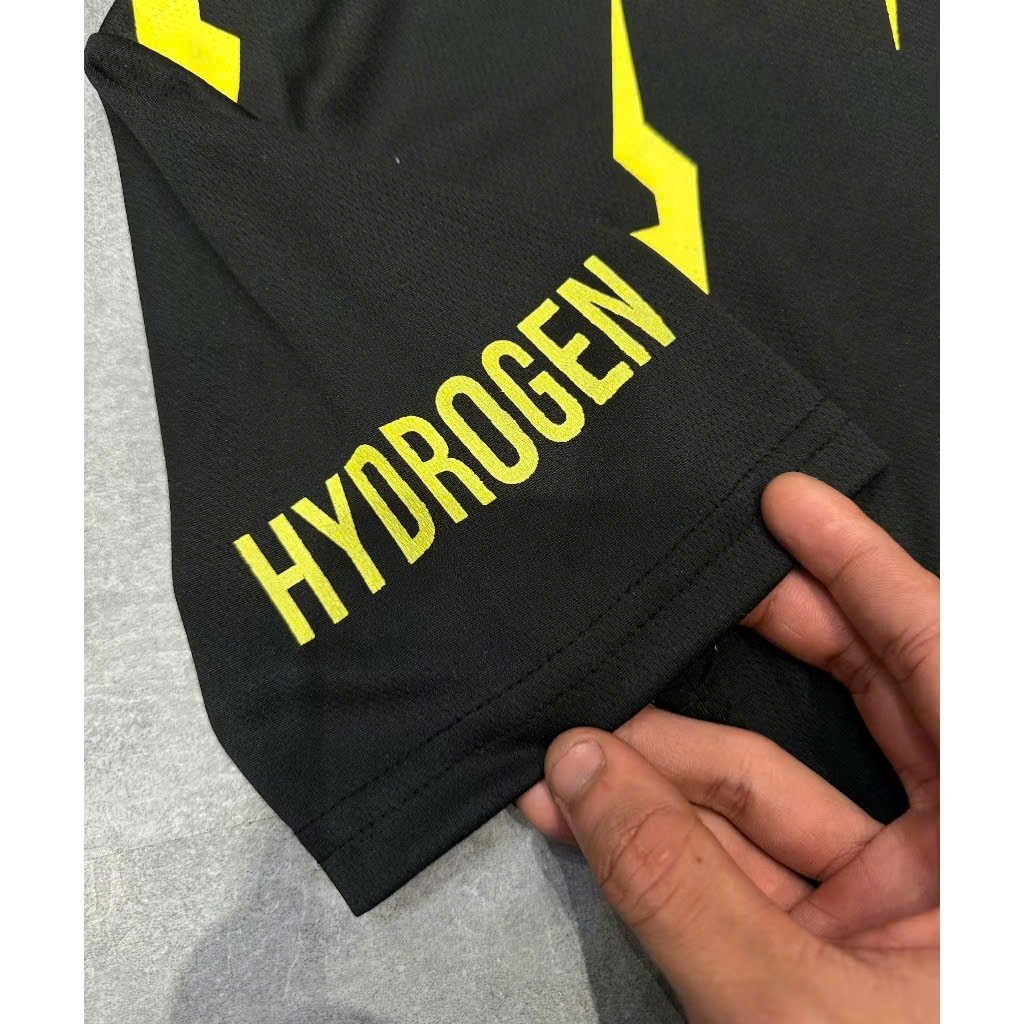 Set Quần Áo Hydrogen Tia Sét Vàng KCloset Bộ Áo Quần Thể Thao Dày Dặn Dáng Rộng Nam Nữ NA750