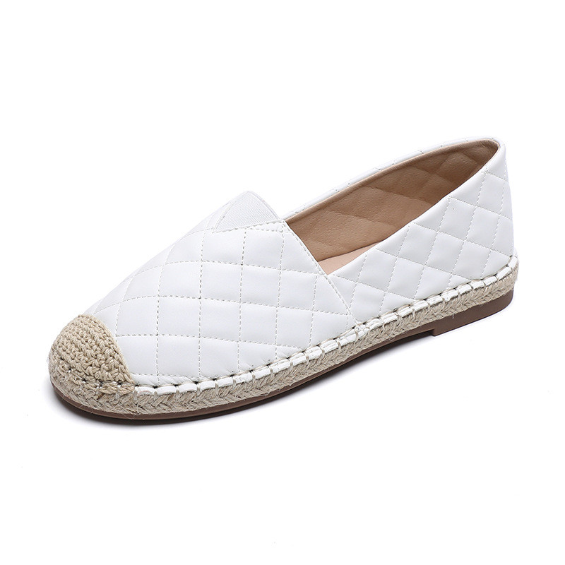 Size Lớn 35-43 Giày Nữ Slip-On Ngón Tròn Phong Cách Đơn Giản Đế Bằng Chống Trơn Trượt Thoải Mái 0420