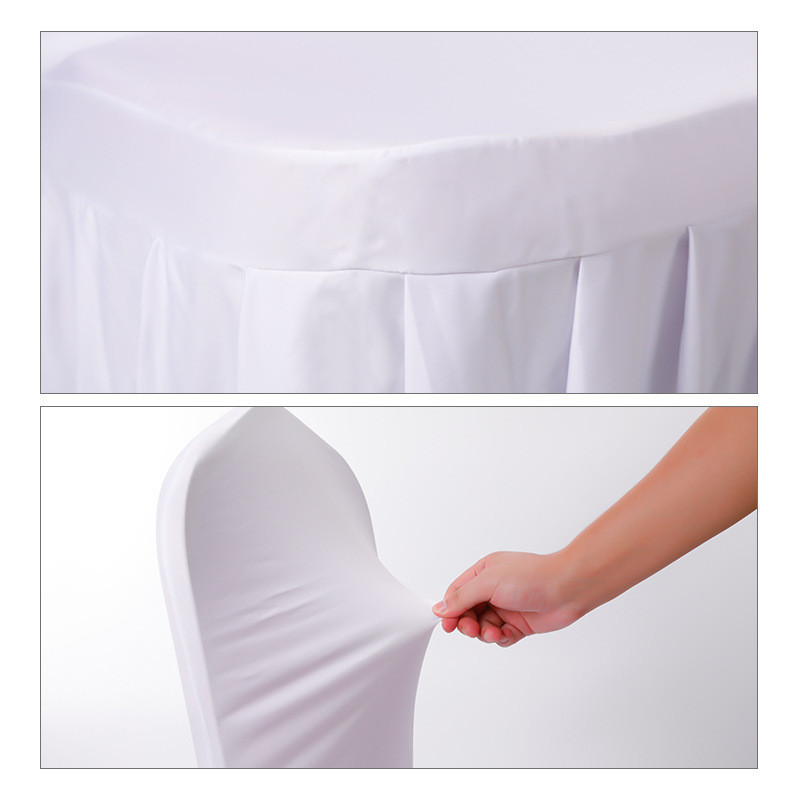 Bọc Ghế Cưới Spandex Co Giãn Slipcover Cho Nhà Hàng Tiệc Khách Sạn Tiệc Ăn Tiệc Đa Năng Vỏ Ghế