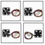 Thương hiệu mới 3010 Vòng bi thủy lực / đôi Vòng bi điều khiển nhiệt độ PWM 3CM 12V 5V Thẻ đồ họa thu nhỏ Tiêu chuẩn Bo mạch chủ 4PIN Cắm Quạt làm mát