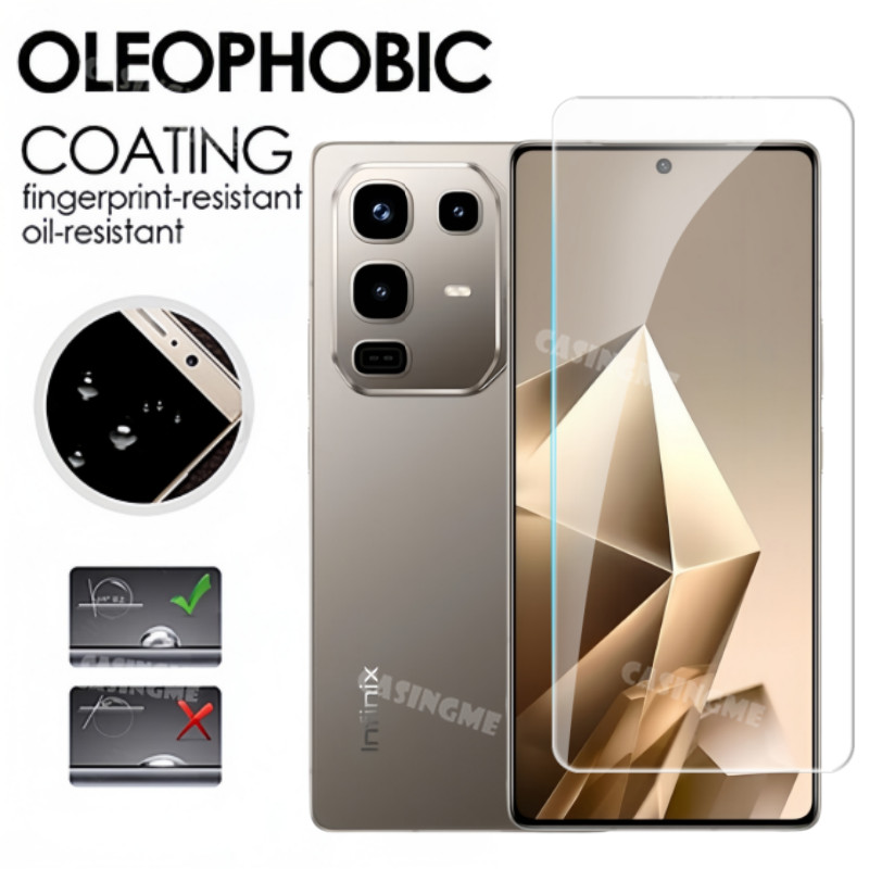 Dành Cho Infinix Note 50/50 Pro/50X/50S 4G Full Cover Kính cường lực bảo vệ màn hình & ống kính trước/sau