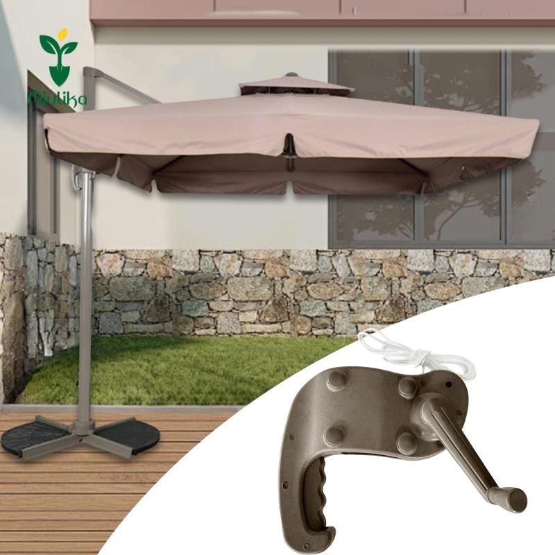 Miulika Sân Dù Quay Tay Cầm Ô Ngoài Trời Phần Hiệu Suất Cao Cấp Giá Đỡ Cho Dã Ngoại Ban Công Khách Sạn Bãi Biển Sân