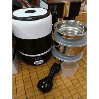 Hộp cơm, cặp lồng ủ cơm cắm điện 3 tầng, có thể tự hâm nóng trong cặp lồng, bền đẹp