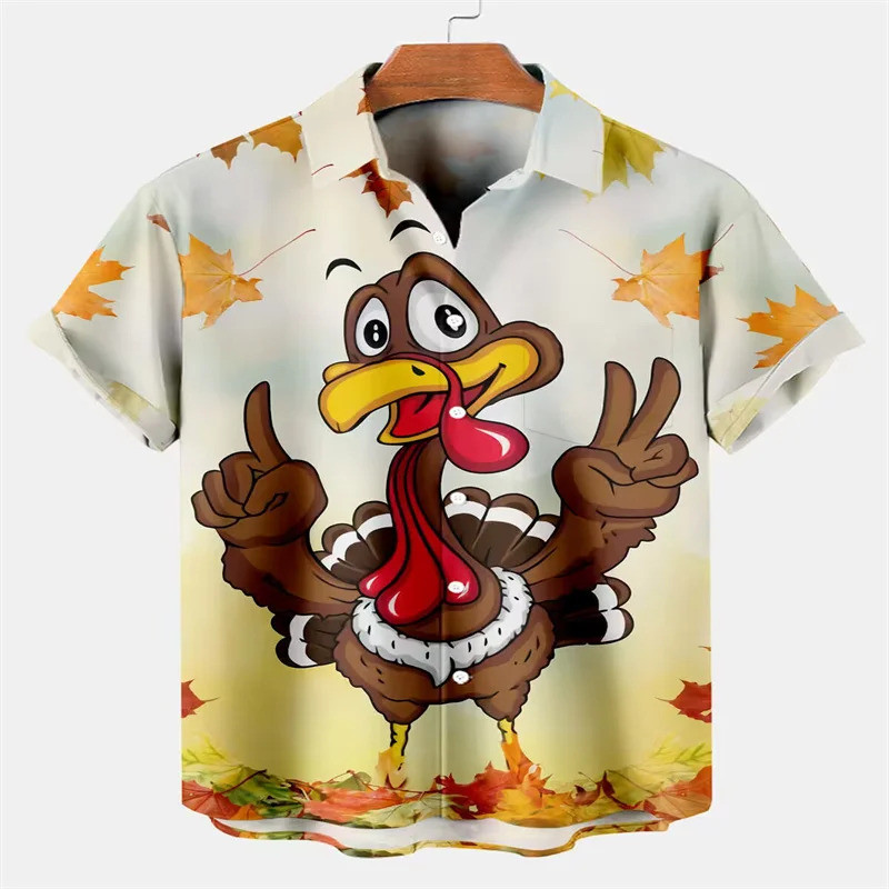 Fashion Milu deer Snowman Men's Oversized Long Sleeve Shirt 3D Christmas Holiday Print