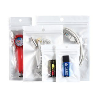 Combo 100 Túi zip lock trắng sữa nhiều kích cỡ khác nhau SUNND
