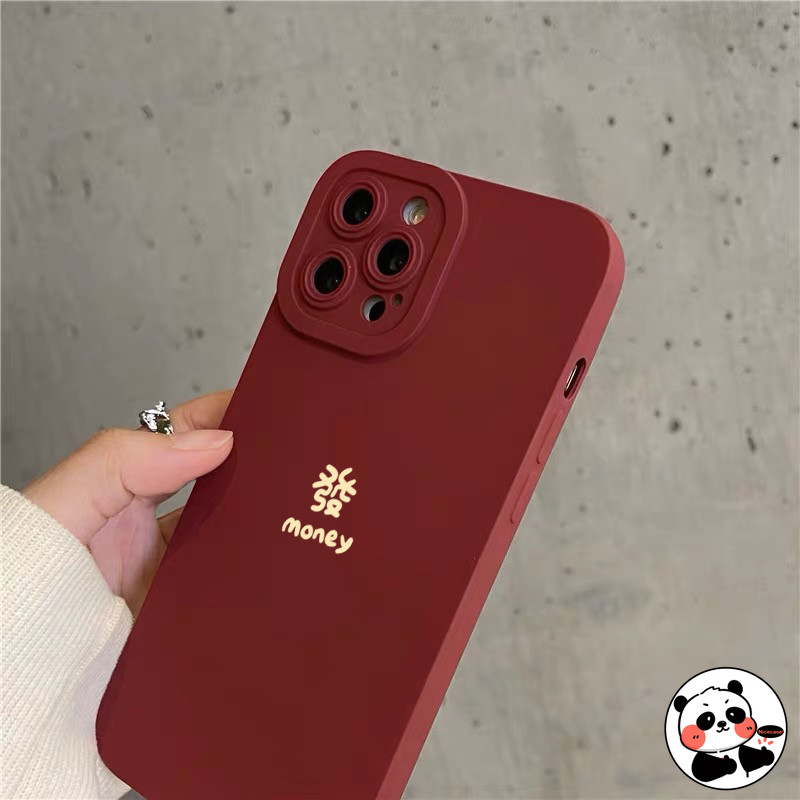Vỏ Lễ Hội Năm Mới Cho Realme GT8 GT7 GT 7T Pro Neo 7 SE 7X Note 70 70T 60 60X P3 P2 Pro P1 Tốc Độ 5G 4G Vỏ Bảo Vệ Camera Ống Kính Màu Đỏ Sang Trọng Dễ Thương Vỏ Điện Thoại Mờ Mềm
