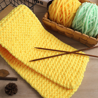 Len nhung đũa mềm mại, đủ màu cuộn 100g cỡ sợi 5mm Dùng Để Móc Gấu Dâu,Thú Bông Hoặc Đan Khăn Quàng Len Sợi To