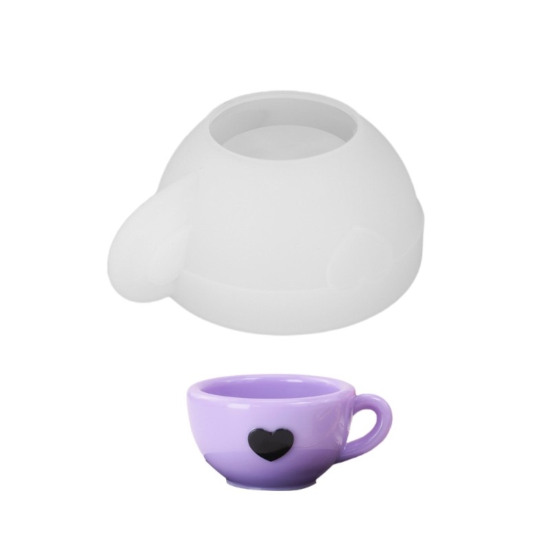 Inste Dễ Dàng Phát Hành Khuôn Silicon Teacup Giá Đỡ Khuôn Nghệ Thuật Và Thủ Công Dụng Cụ Thích Hợp Cho Thủ Công Người Hâm Mộ Hiện Tại