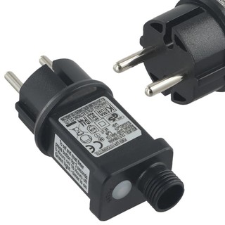 Bộ chuyển đổi nguồn điện GOODH, Thay thế máy biến áp LED IP44 31V 6W, phích cắm EU màu đen chất lượng cao ABS Đèn cổ tích Nguồn điện để chiếu sáng Giáng sinh-Tree Đèn cổ tích