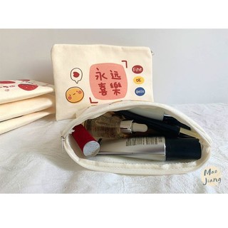 Túi Vải Canvas Đựng Đồ Trang Điểm, Túi Vải Canvas Đựng Đồ Cá Nhân, Túi Vải Canvas Đựng Phụ Kiện