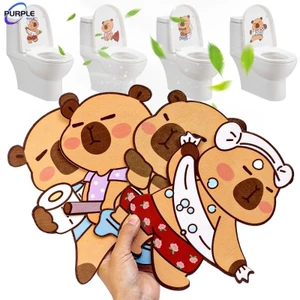 Capybara Khử Mùi Miếng Dán Phòng Tắm Nắp Bồn Cầu Đề Can Khử Mùi Tự Dính Loại Bỏ Mùi Miếng Dán Phòng Tắm Trang Trí Phòng Khách
