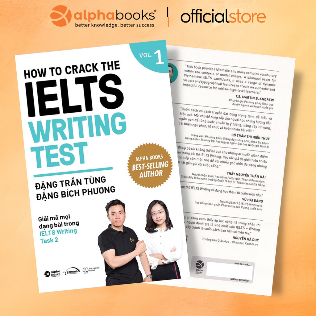 Sách - How To Crack The Ielts Writing Test - Vol. 1 - AlphaBooks