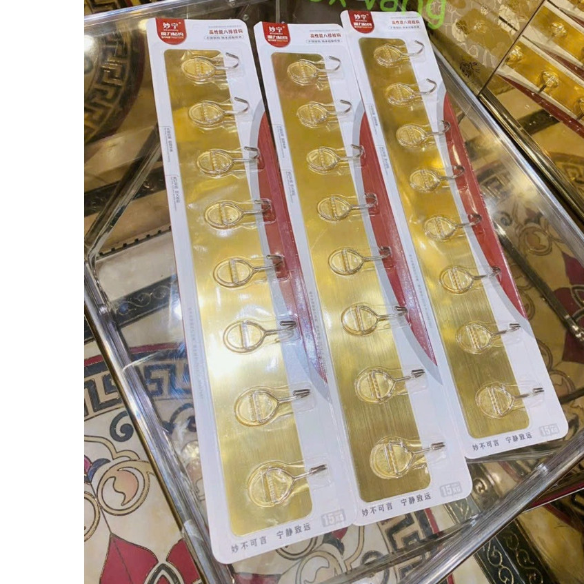set 4 móc dán tường inox chịu lực siêu dính treo đồ , vật dụng đa năng tiện ích inox 304
