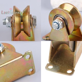 Lostcorner V / U Rãnh Bánh Xe 1.2 / 2 / 2.5 "Bánh Xe Trượt Cổng Bánh Xe Chịu Lực Con Lăn Cứng Cho Cán Cổng Mới